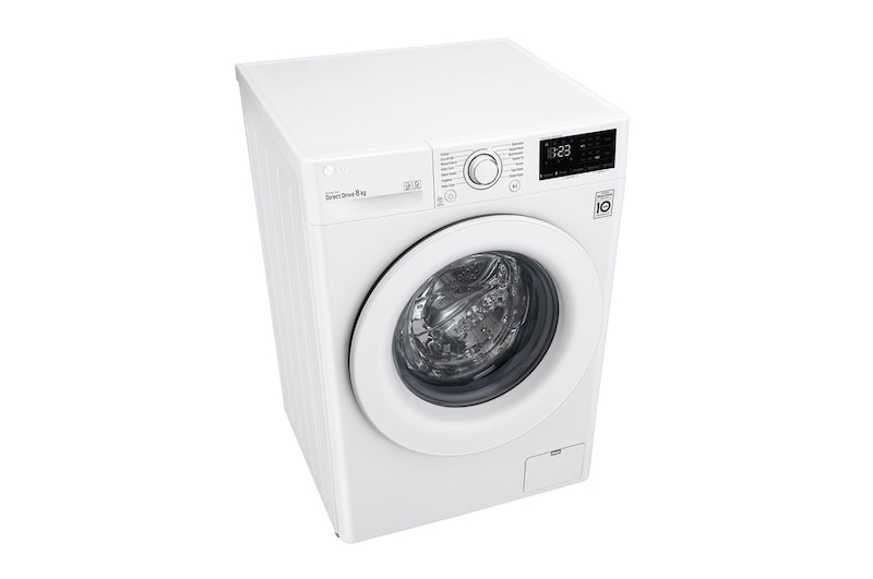 LG 8kg Washing Machine AI DD™, White, F4V308WNW