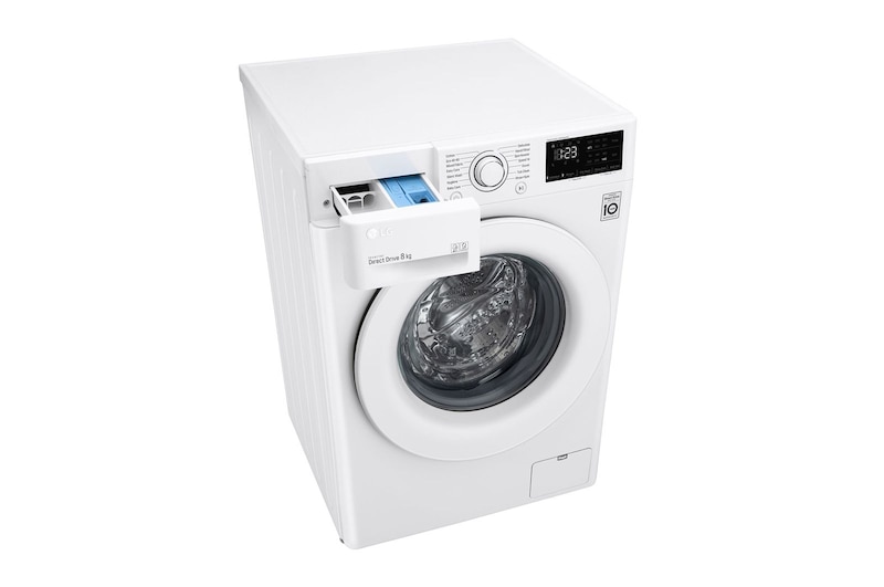 LG 8kg Washing Machine AI DD™, White, F4V308WNW
