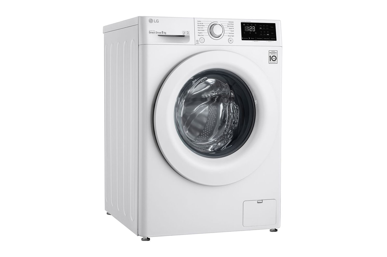 LG Direct Drive | 8kg | Washing Machine | 1360 rpm | AI DD™ | White, F4V308WNW