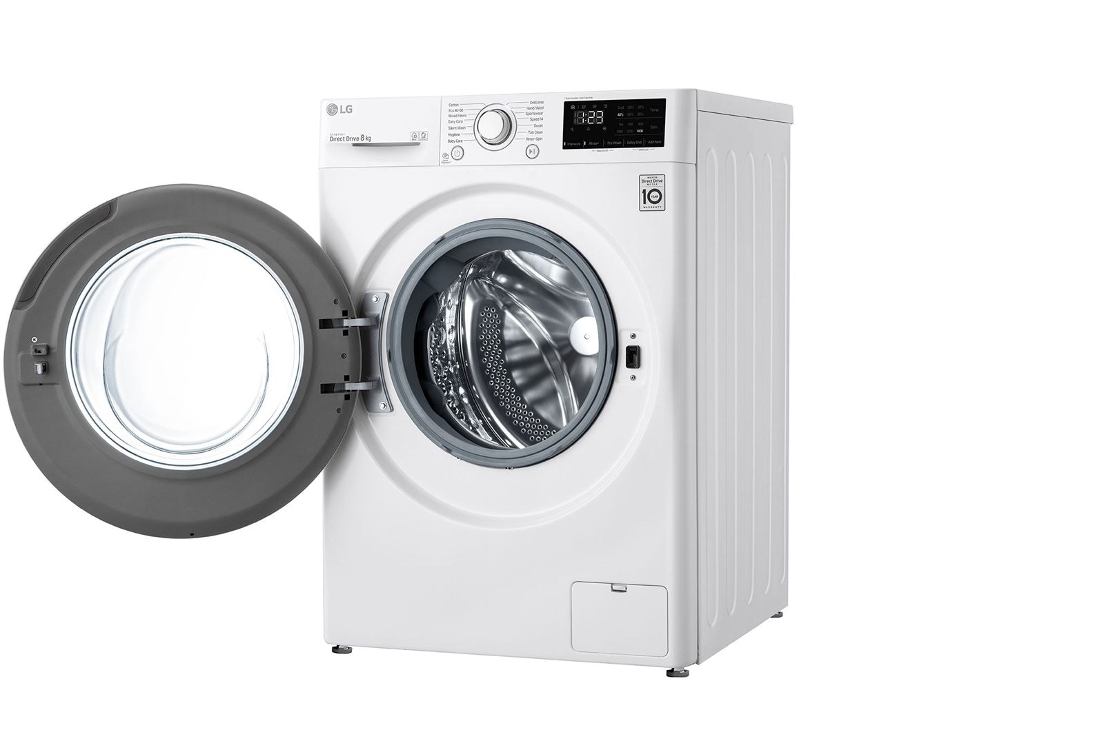 LG Direct Drive | 8kg | Washing Machine | 1360 rpm | AI DD™ | White, F4V308WNW