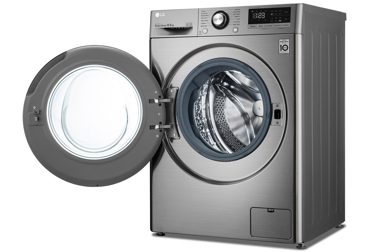 LG Direct Drive | 10.5kg | Washing Machine | 1360 rpm | AI DD™ | Graphite, F4V310SNE