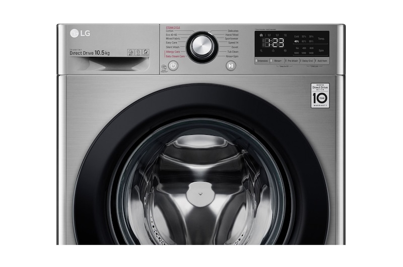 LG 10.5kg Washing Machine AI DD™, Graphite, F4V310SSE