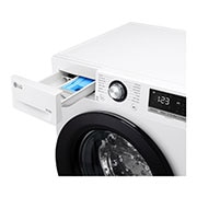 LG Direct Drive | 10.5kg | Washing Machine | 1360 rpm | AI DD™ | White, F4V310WNEH