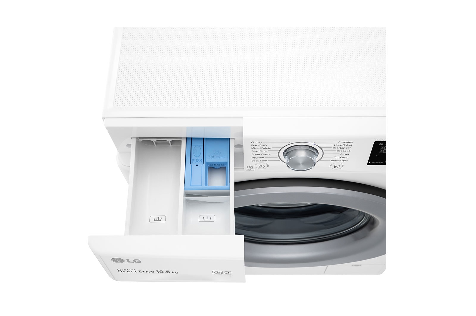 LG Direct Drive | 10.5kg | Washing Machine | 1360 rpm | AI DD™ | White, F4V310WNE