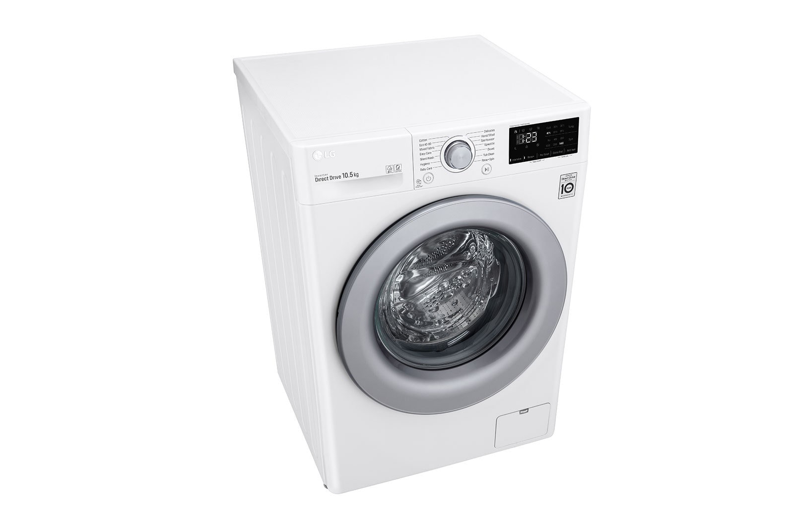 LG Direct Drive | 10.5kg | Washing Machine | 1360 rpm | AI DD™ | White, F4V310WNE