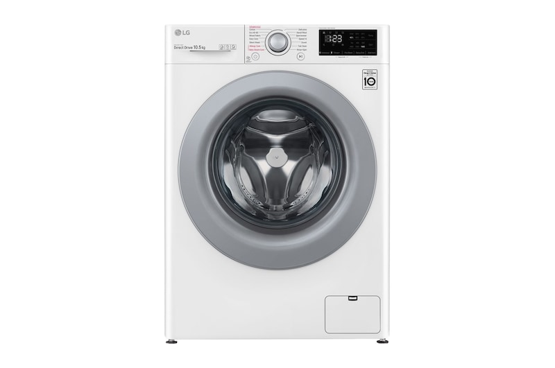 LG 10.5kg Washing Machine White AI DD™, F4V310WSE