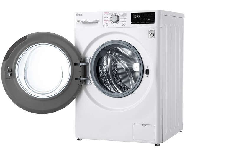 LG 10.5kg Washing Machine White AI DD™, F4V310WSE