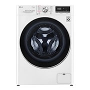LG AIDD™ F4V508WS 8kg Washing Machine - White, F4V508WS