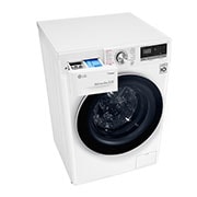 LG AIDD™ F4V508WS 8kg Washing Machine - White, F4V508WS