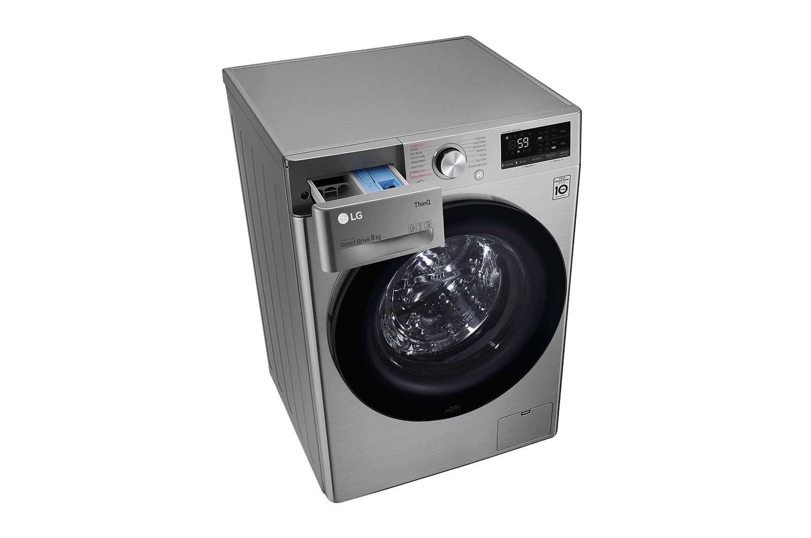 LG 9kg Washing Machine Graphite AI DD™, F4V509SSE