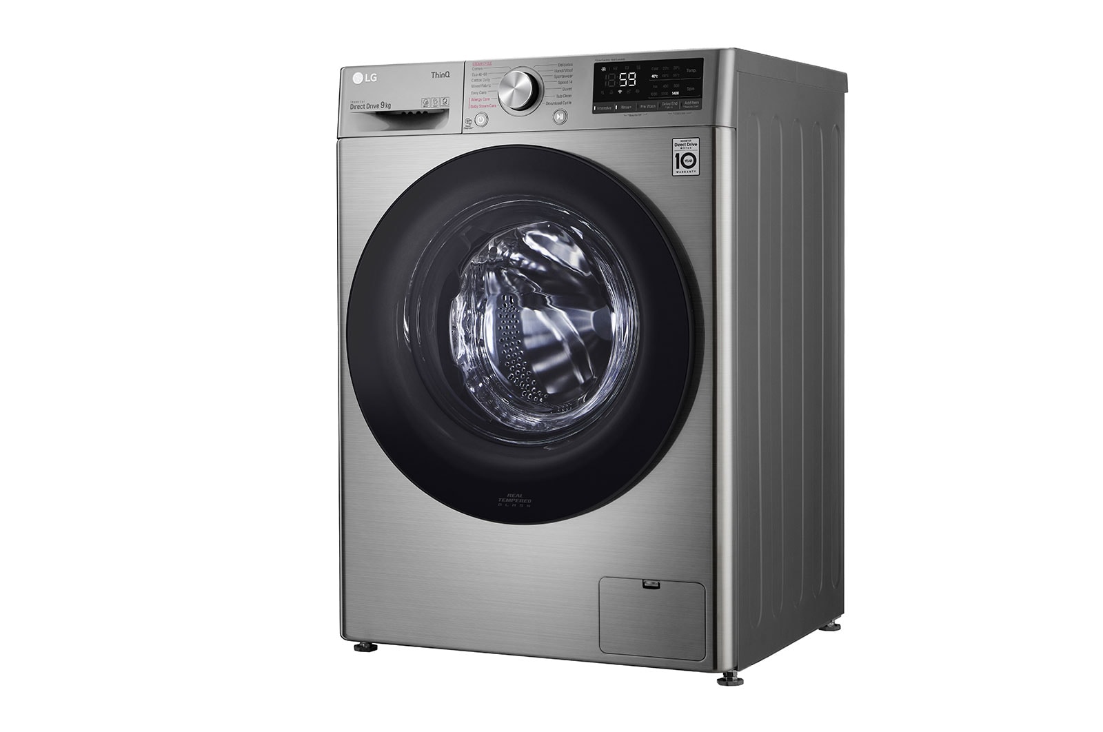 LG 9kg Washing Machine Graphite AI DD™, F4V509SSE