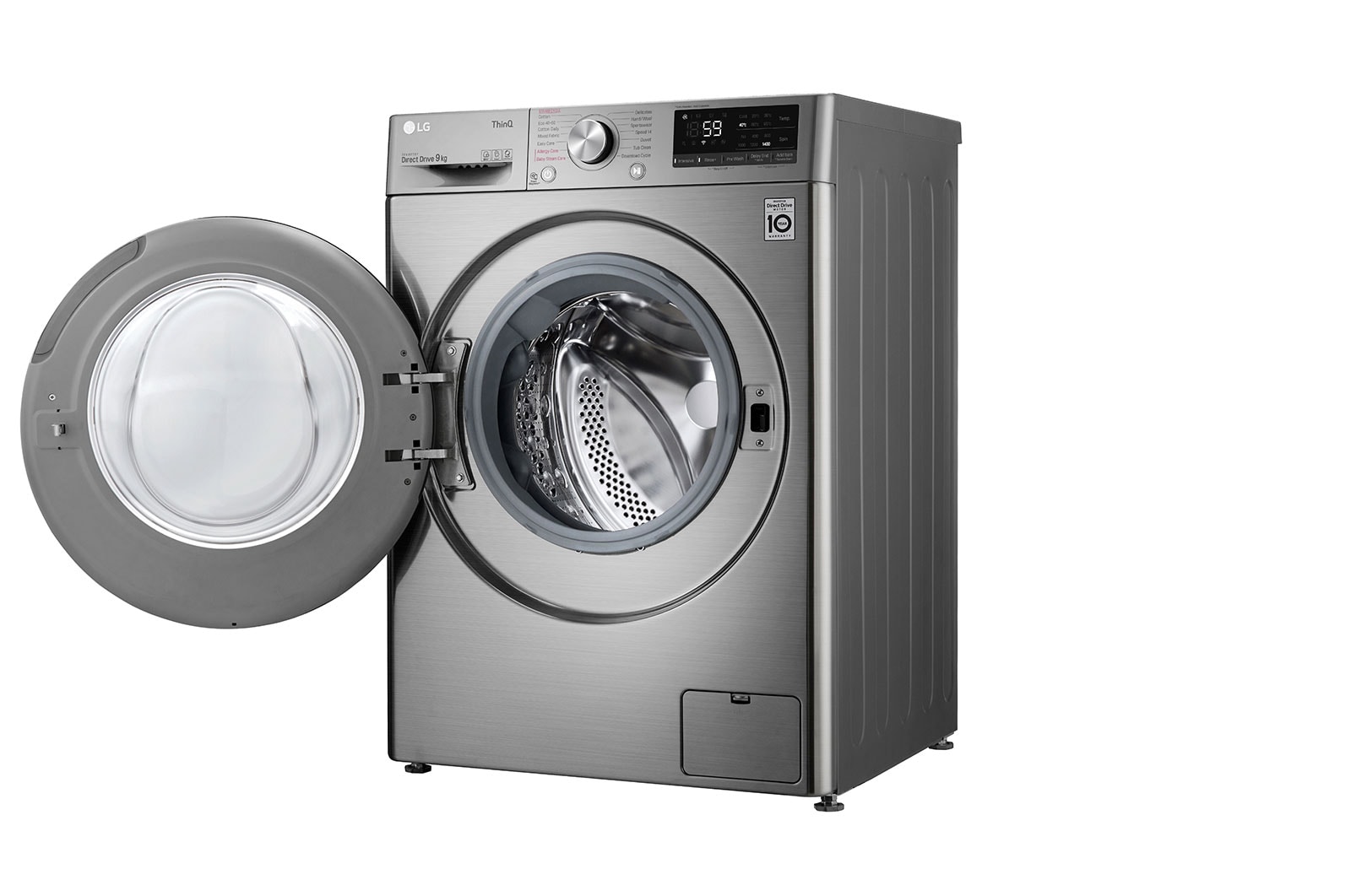 LG 9kg Washing Machine Graphite AI DD™, F4V509SSE