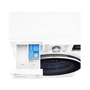 LG WiFi connected | 9kg | Washing Machine | 1360 rpm | AI DD™ | Direct Drive™ | Steam™ | TurboWash™\t| White, F4V509WSE
