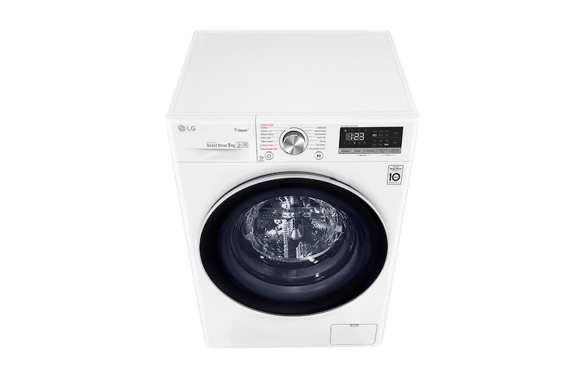 LG AIDD™ F4V509WS 9kg Washing Machine - White, F4V509WS