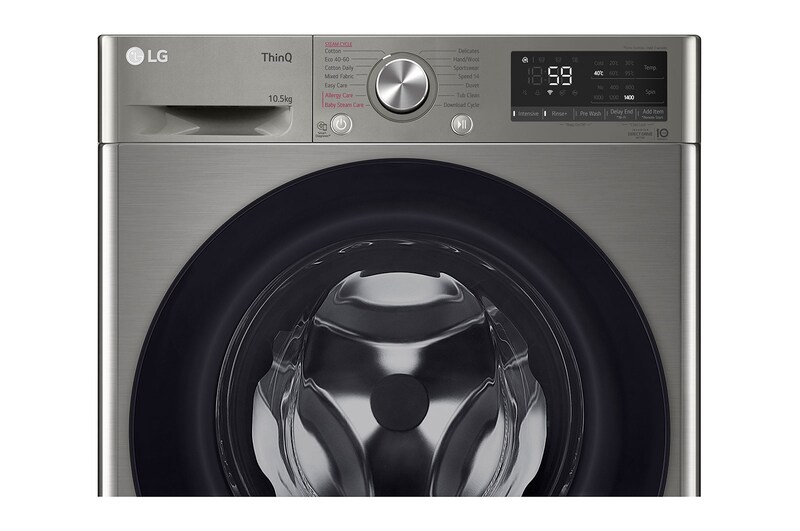 LG 10.5kg Washing Machine AI DD™, Graphite, F4V510SSEH