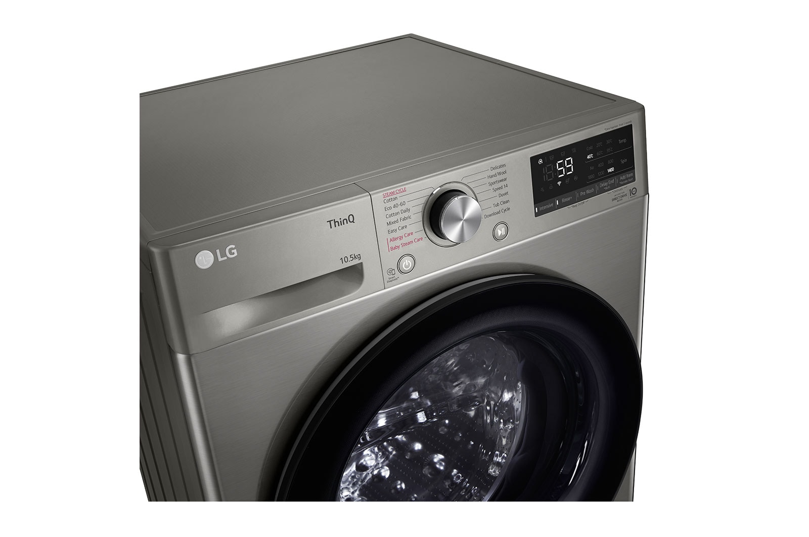 LG 10.5kg Washing Machine AI DD™, Graphite, F4V510SSEH