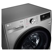 LG WiFi connected | 10.5kg | Washing Machine | 1360 rpm | AI DD™ | Direct Drive™ | Steam™ | TurboWash™\t| Graphite, F4V510SSE