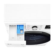 LG WiFi connected | 10.5kg | Washing Machine | 1360 rpm | AI DD™ | Direct Drive™ | Steam™ | White, F4V510WSEH