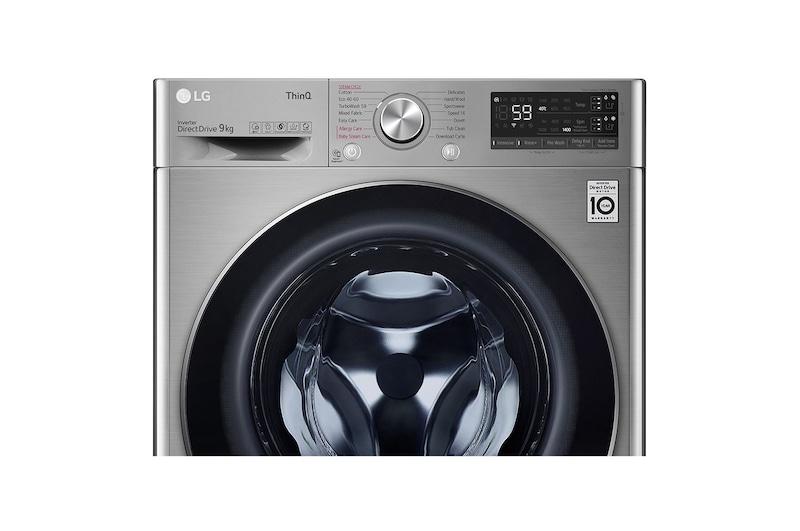 LG 9kg Washing Machine AI DD™, Graphite, F4V709STSA