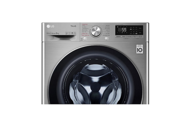 LG 9kg Washing Machine AI DD™, Graphite, F4V709STSE