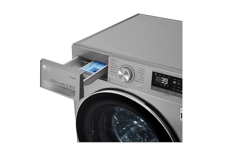 LG Turbowash™ F4V709STS 9kg Washing Machine - Graphite, F4V709STS