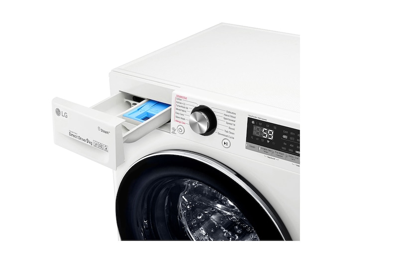 LG Turbowash™ F4V709WTS 9kg Washing Machine - White, F4V709WTS