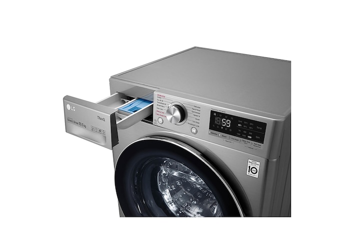 LG 10.5kg Washing Machine AI DD™, Graphite, F4V710STSE