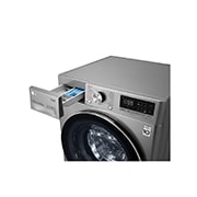 LG WiFi connected | 10.5kg | Washing Machine | 1360 rpm | AI DD™ | Direct Drive™ | Steam™ | Graphite, F4V710STSE