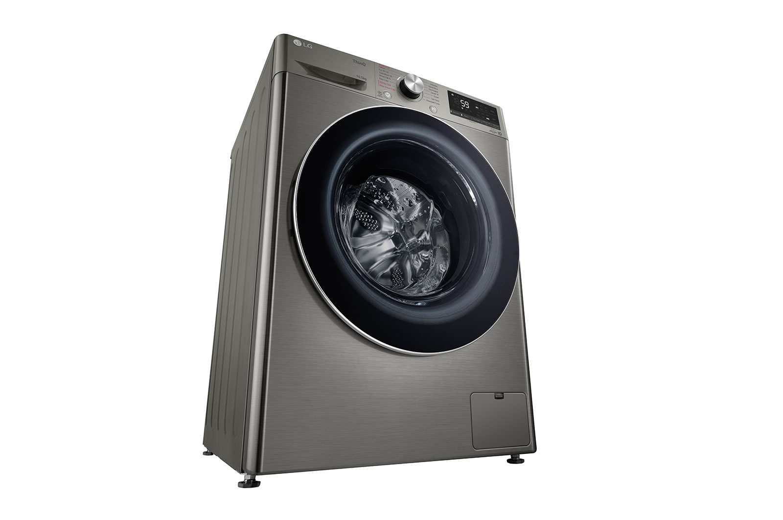 LG WiFi connected | 10.5kg | Washing Machine | 1360 rpm | AI DD™ | Direct Drive™ | Steam™ | Graphite, F4V710STSH