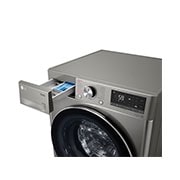 LG WiFi connected | 10.5kg | Washing Machine | 1360 rpm | AI DD™ | Direct Drive™ | Steam™ | Graphite, F4V710STSH