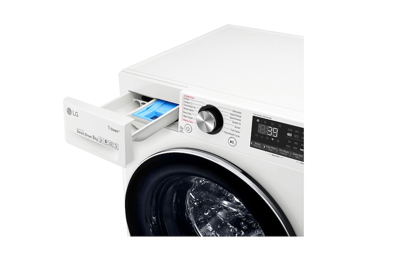 LG Turbowash360™ F4V909WTS 9kg Washing Machine - White, F4V909WTS