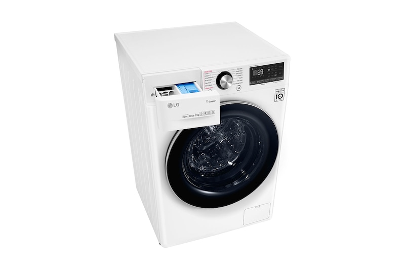 LG Turbowash360™ F4V909WTS 9kg Washing Machine - White, F4V909WTS