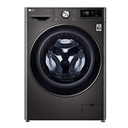 LG Turbowash360™ F4V910BTS 10.5kg Washing Machine - Black Steel, F4V910BTS