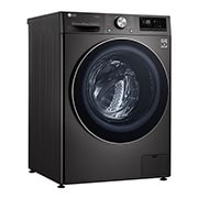 LG Turbowash360™ F4V910BTS 10.5kg Washing Machine - Black Steel, F4V910BTS