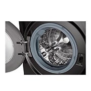 LG Turbowash360™ F4V910BTS 10.5kg Washing Machine - Black Steel, F4V910BTS