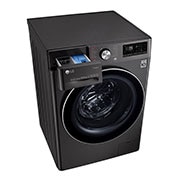 LG Turbowash360™ F4V910BTS 10.5kg Washing Machine - Black Steel, F4V910BTS