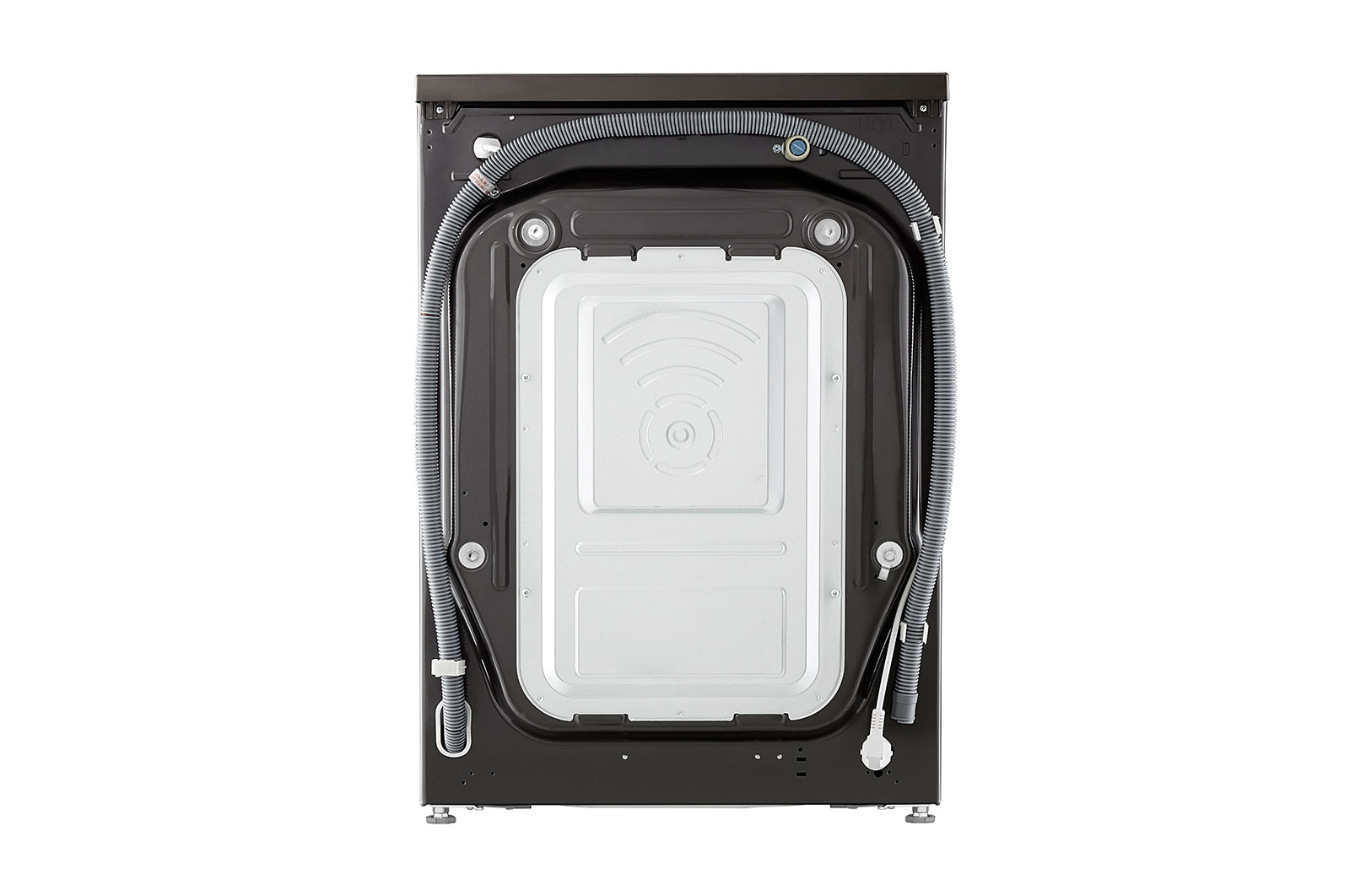 LG Turbowash360™ F4V910BTS 10.5kg Washing Machine - Black Steel, F4V910BTS