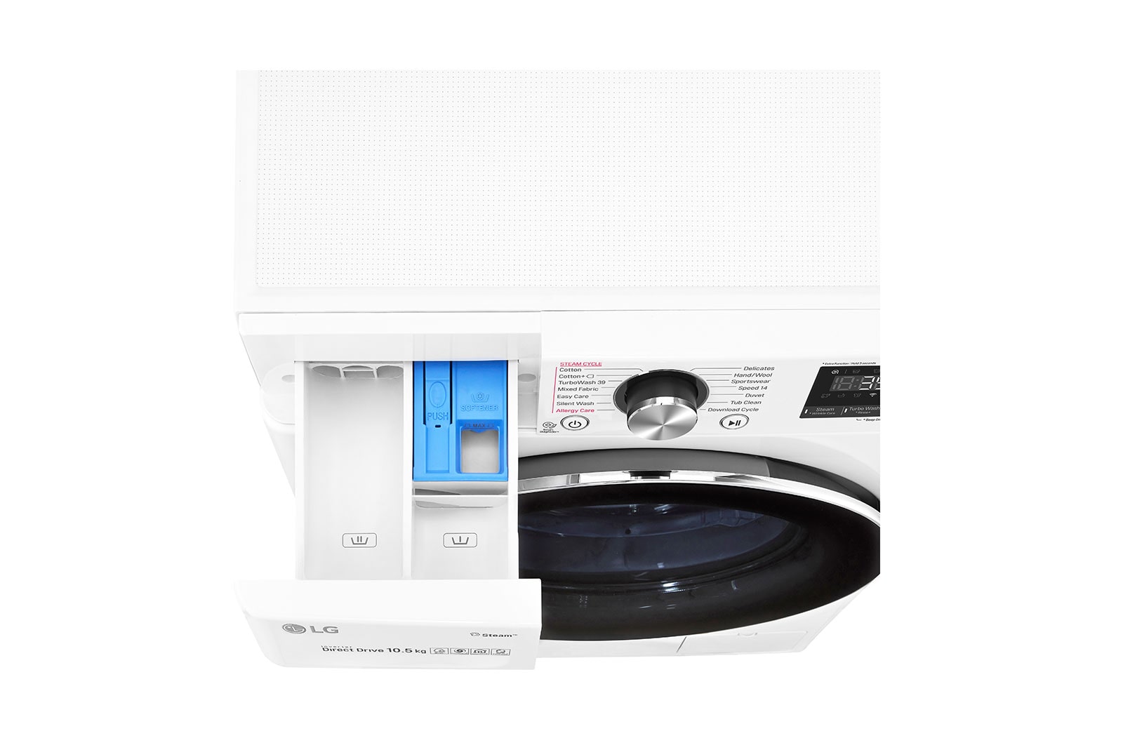 LG Turbowash360™ F4V910WTS 10.5kg Washing Machine - White, F4V910WTS