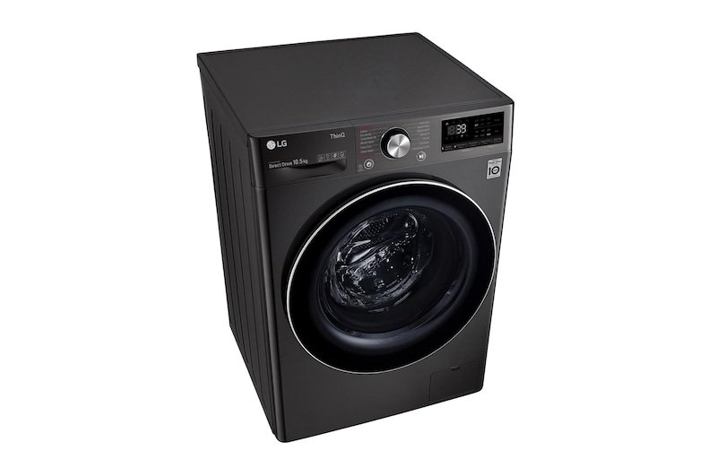 LG 10.5kg Washing Machine AI DD™, Black Steel, F6V1010BTSE