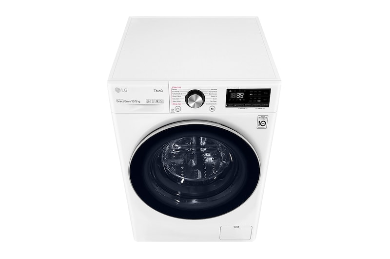LG 10.5kg Washing Machine AI DD™, White, F6V1010WTSE
