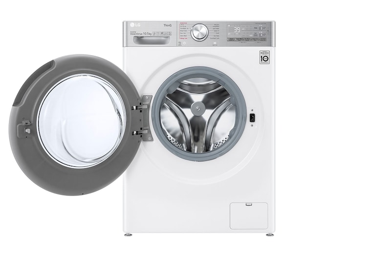 LG 10.5kg Washing Machine AI DD™, White, F6V1110WTSA