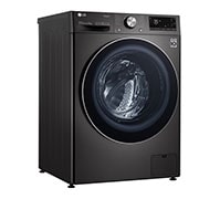 LG WiFi connected | 9kg | Washing Machine | 1560 rpm | Auto Dose | AI DD™ | Direct Drive™ | Steam™ | TurboWash™360\t| Black Steel, F6V909BTSA