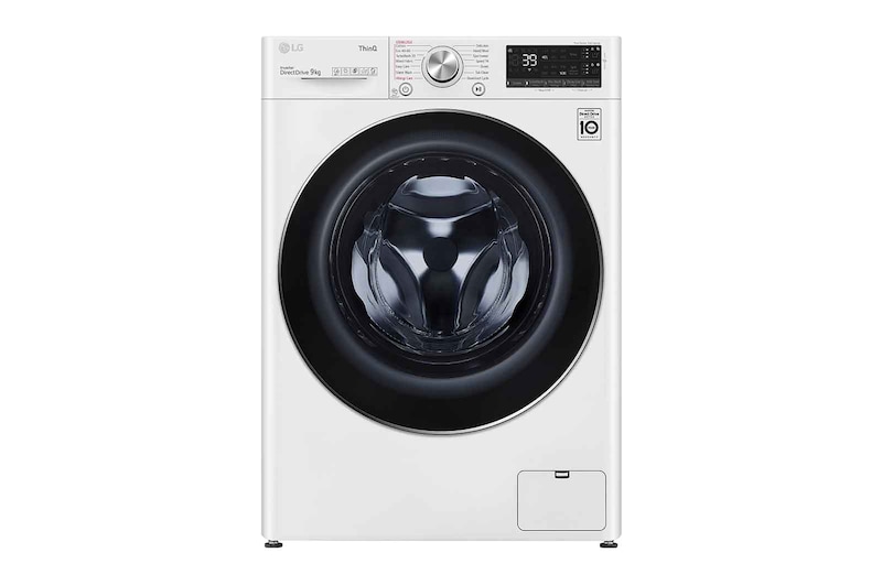 LG 9kg Washing Machine AI DD™, White, F6V909WTSA