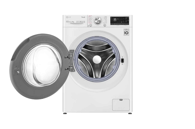 LG 9kg Washing Machine AI DD™, White, F6V909WTSA
