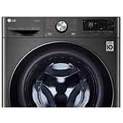 LG WiFi connected | 10.5kg | Washing Machine | 1560 rpm | Auto Dose | AI DD™ | Direct Drive™ | Steam™ | TurboWash™360\t| Black Steel, F6V910BTSA