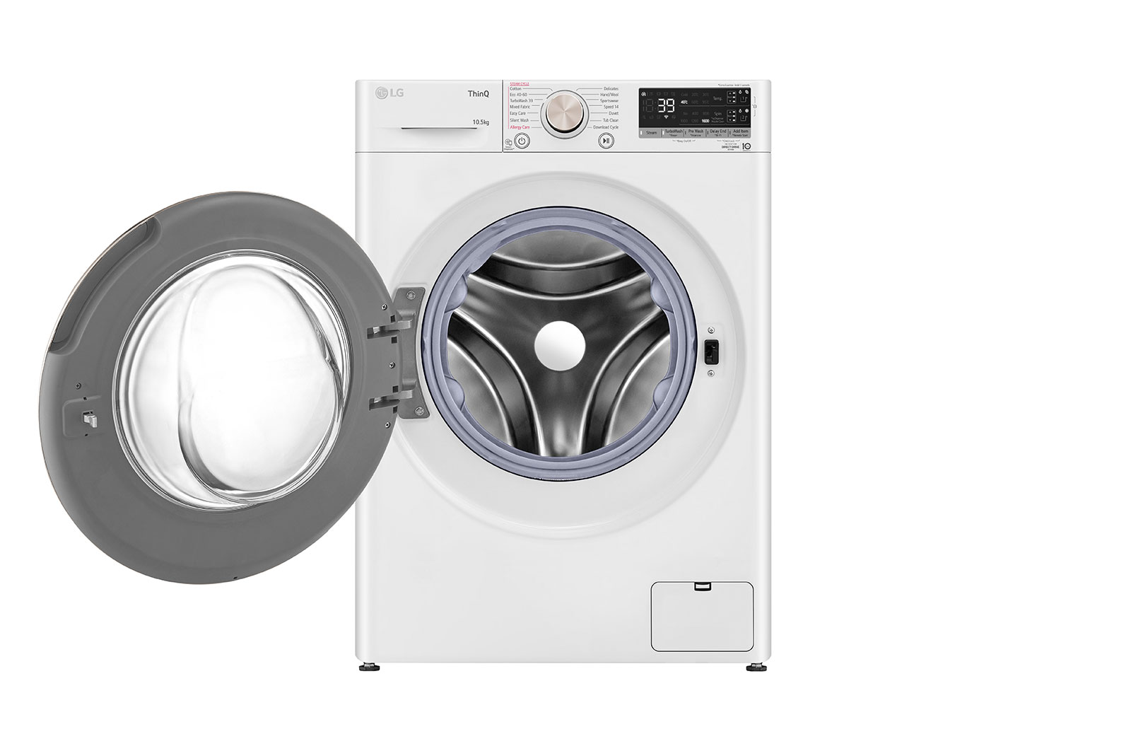 LG 10.5kg Washing Machine White AI DD™, F6V910RTSA