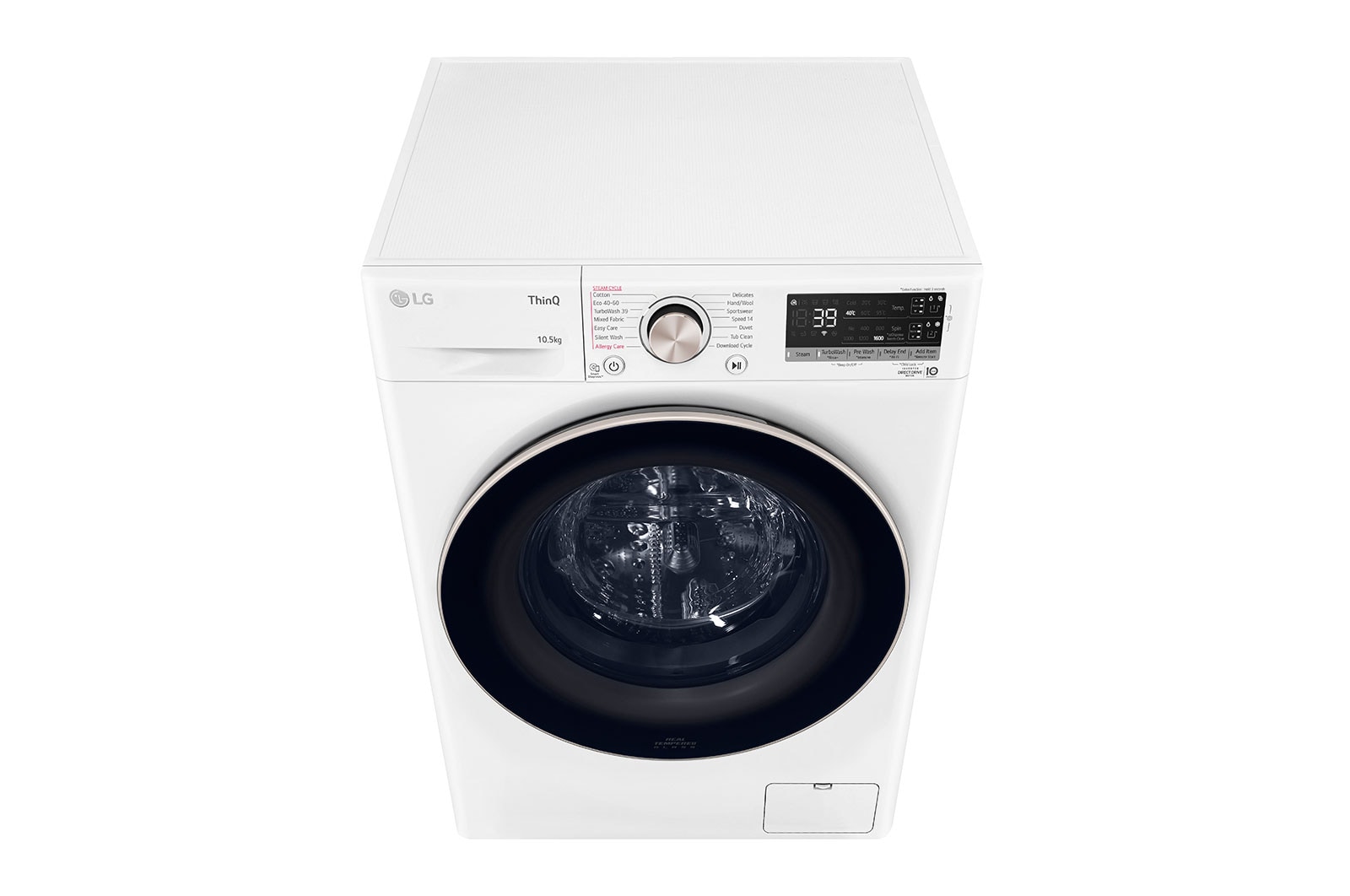 LG 10.5kg Washing Machine White AI DD™, F6V910RTSA