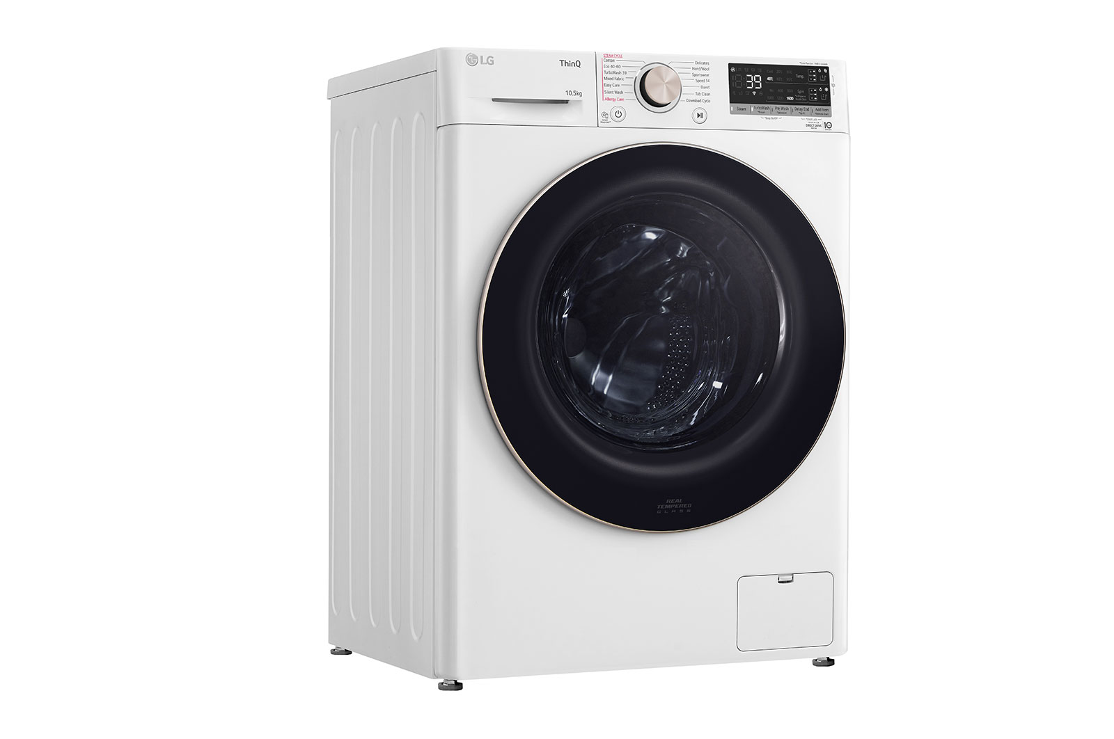 LG 10.5kg Washing Machine White AI DD™, F6V910RTSA