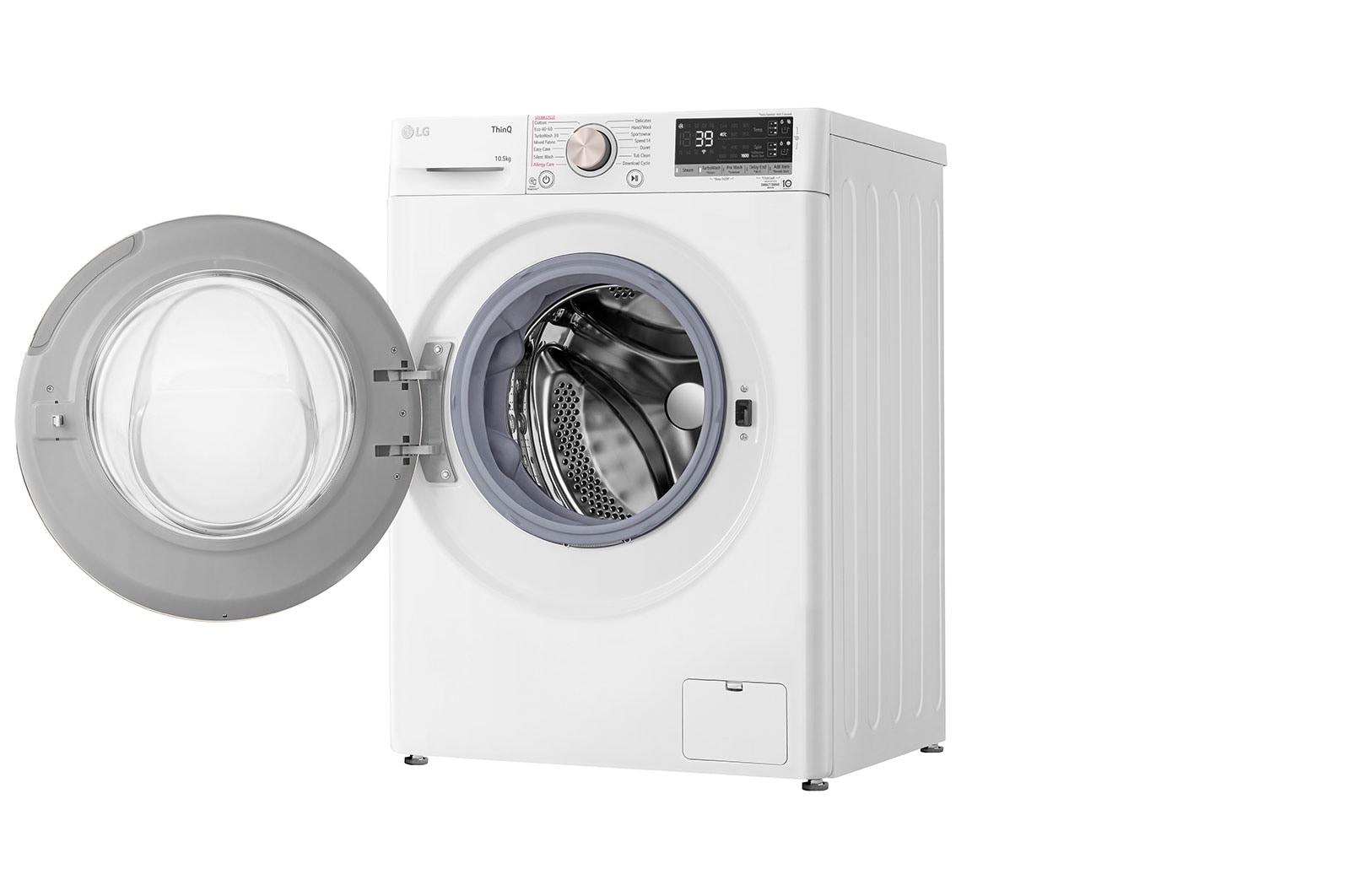 LG 10.5kg Washing Machine White AI DD™, F6V910RTSA