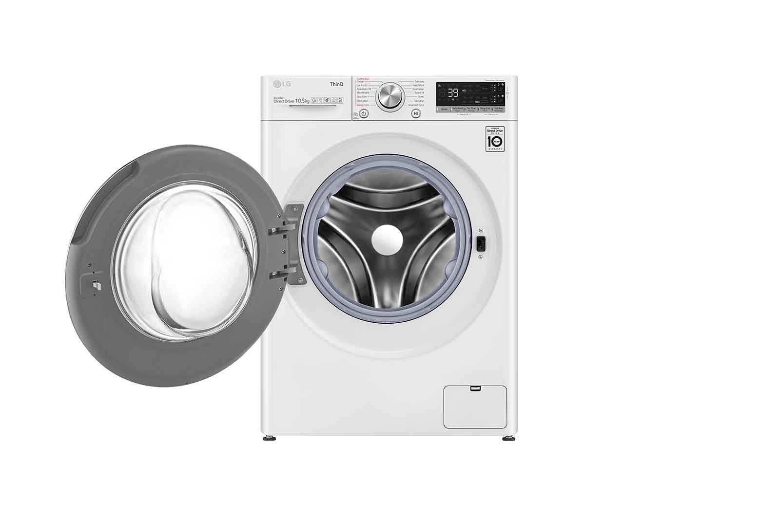 LG 10.5kg Washing Machine White AI DD™, F6V910WTSA